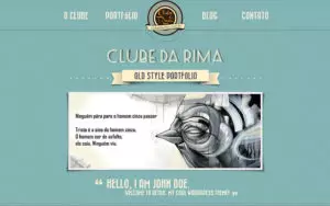Site Clube da Rima - Escritos, ilustrações, pinturas e colagens